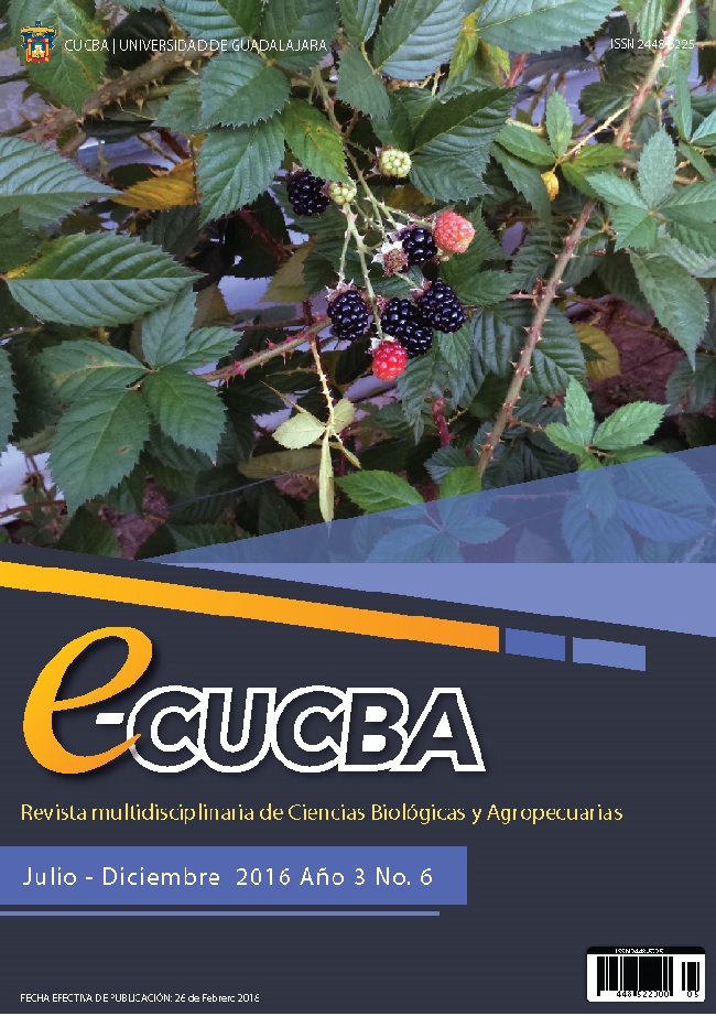 					Ver Núm. 6 (2016): e-CUCBA
				